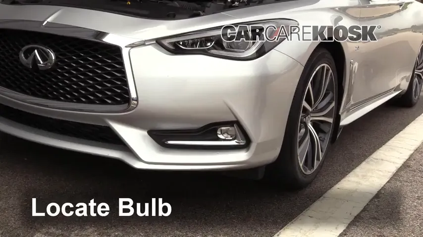 2018 Infiniti Q60 Luxe 2.0L 4 Cyl. Turbo Lights Fog Light (replace bulb)